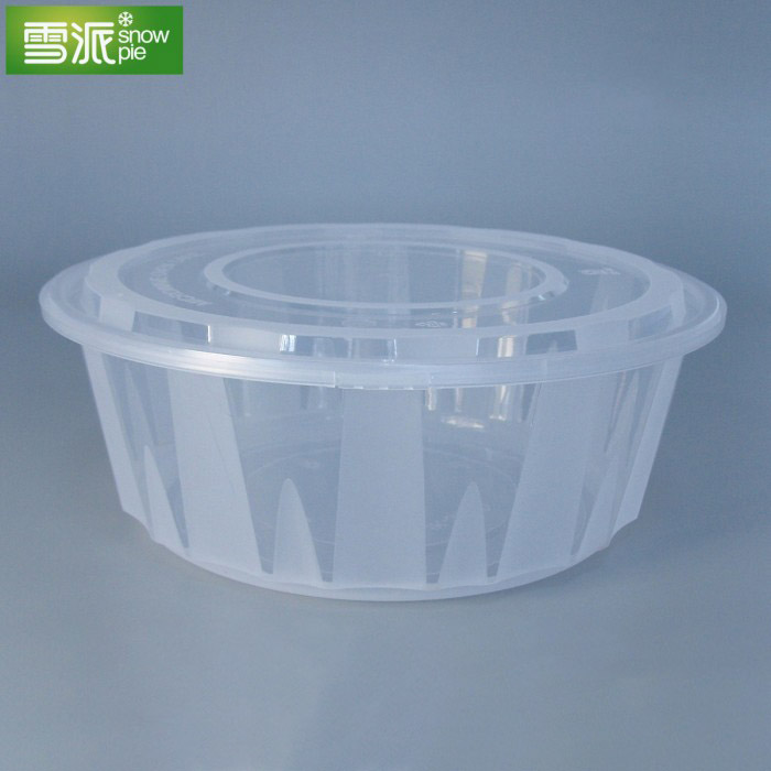 PP bucket-style tamper-evident food container