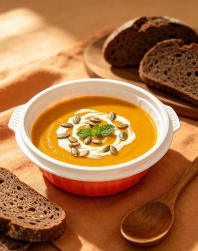 PP thermoformed bowl container with side handles