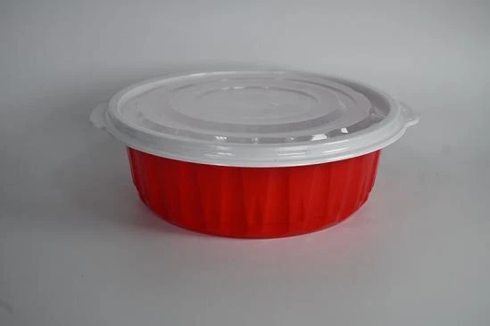 PP thermoformed bowl container with side handles